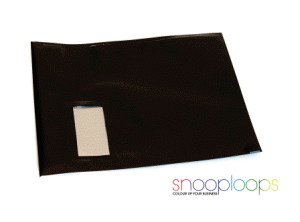 schwarz matt C4 Snooploop Folienumschlag mit Fenster 