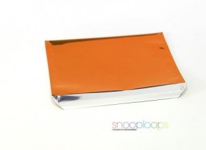 orange opak C5 Snooploop Folienumschlag 
