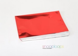rot opak C6 Snooploop Folienumschlag 