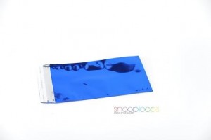 blau opak Din lang Snooploop Folienumschlag 