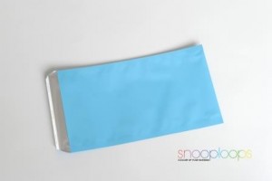 candy blau matt Din lang Snooploop Folienumschlag 