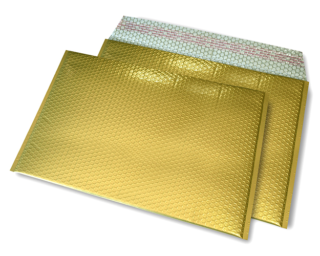 gold matt C4 Metallic Bubblebag Luftpolsterumschläge 